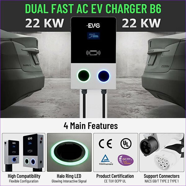 Stay charged on-the-go with Ocpp's reliable 22KW charging stations