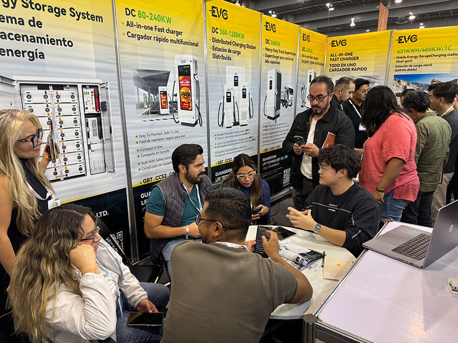 [Live from the Scene] A Hit in Mexico! EVCity Showcases Core Charging Products at China (Mexico) Export Brand Joint Expo