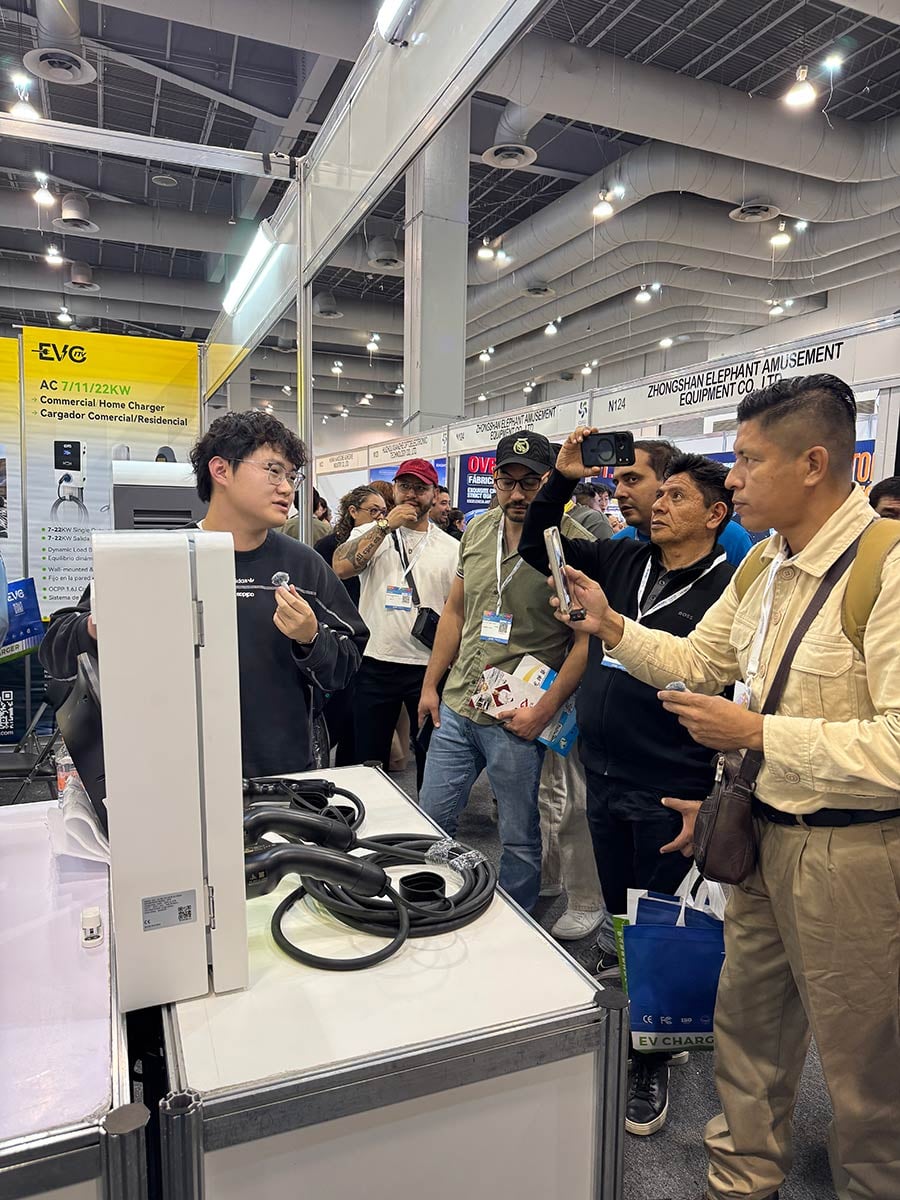 [Live from the Scene] A Hit in Mexico! EVCity Showcases Core Charging Products at China (Mexico) Export Brand Joint Expo