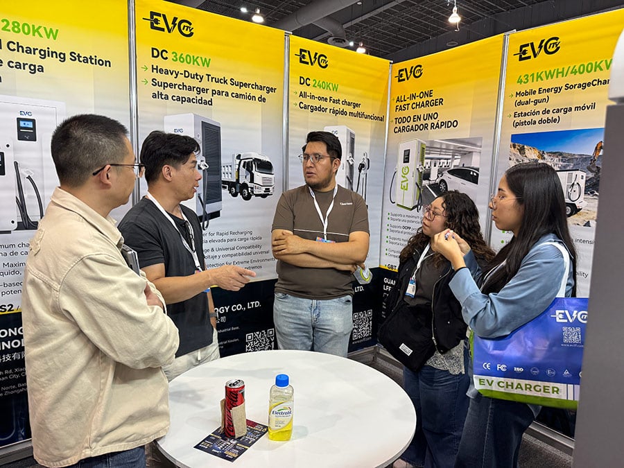 [Live from the Scene] A Hit in Mexico! EVCity Showcases Core Charging Products at China (Mexico) Export Brand Joint Expo