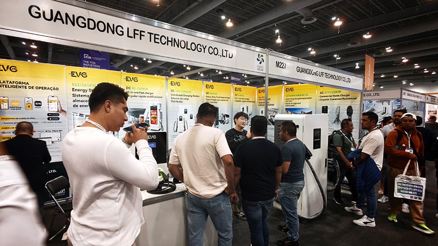 [Live from the Scene] A Hit in Mexico! EVCity Showcases Core Charging Products at China (Mexico) Export Brand Joint Expo