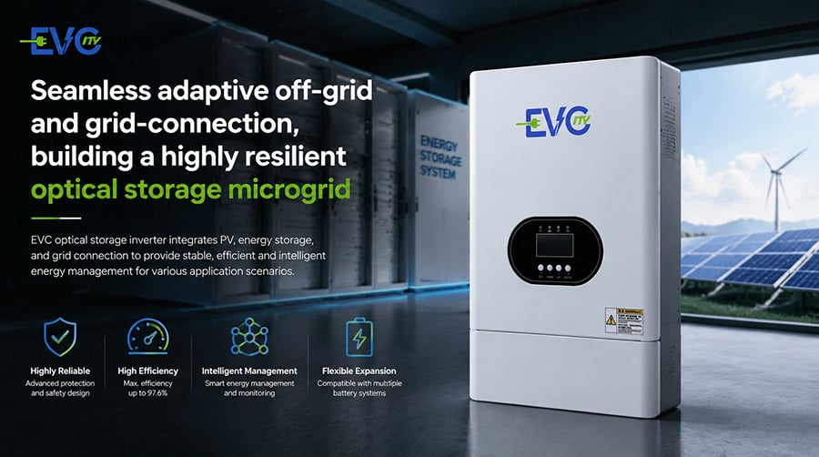 Seamless Off-Grid &amp; On-Grid Adaptation: EVCity 6.5kW/12kW Hybrid Solar Inverter — Redefining Resilience in Solar-Storage Systems