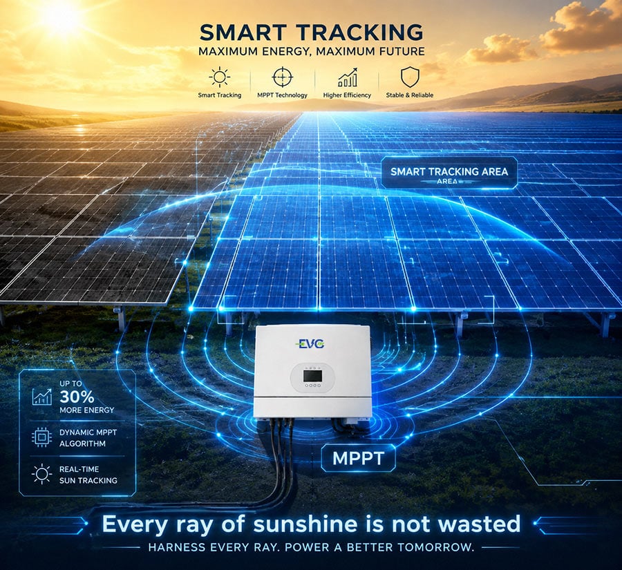 Seamless Off-Grid &amp; On-Grid Adaptation: EVCity 6.5kW/12kW Hybrid Solar Inverter — Redefining Resilience in Solar-Storage Systems